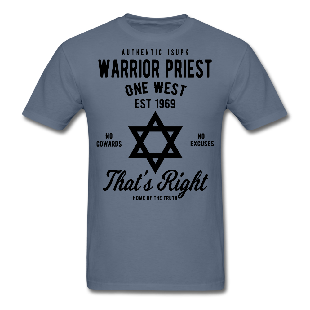 Warrior Priest Short-Sleeve T-Shirt - denim