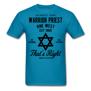 Warrior Priest Short-Sleeve T-Shirt - turquoise