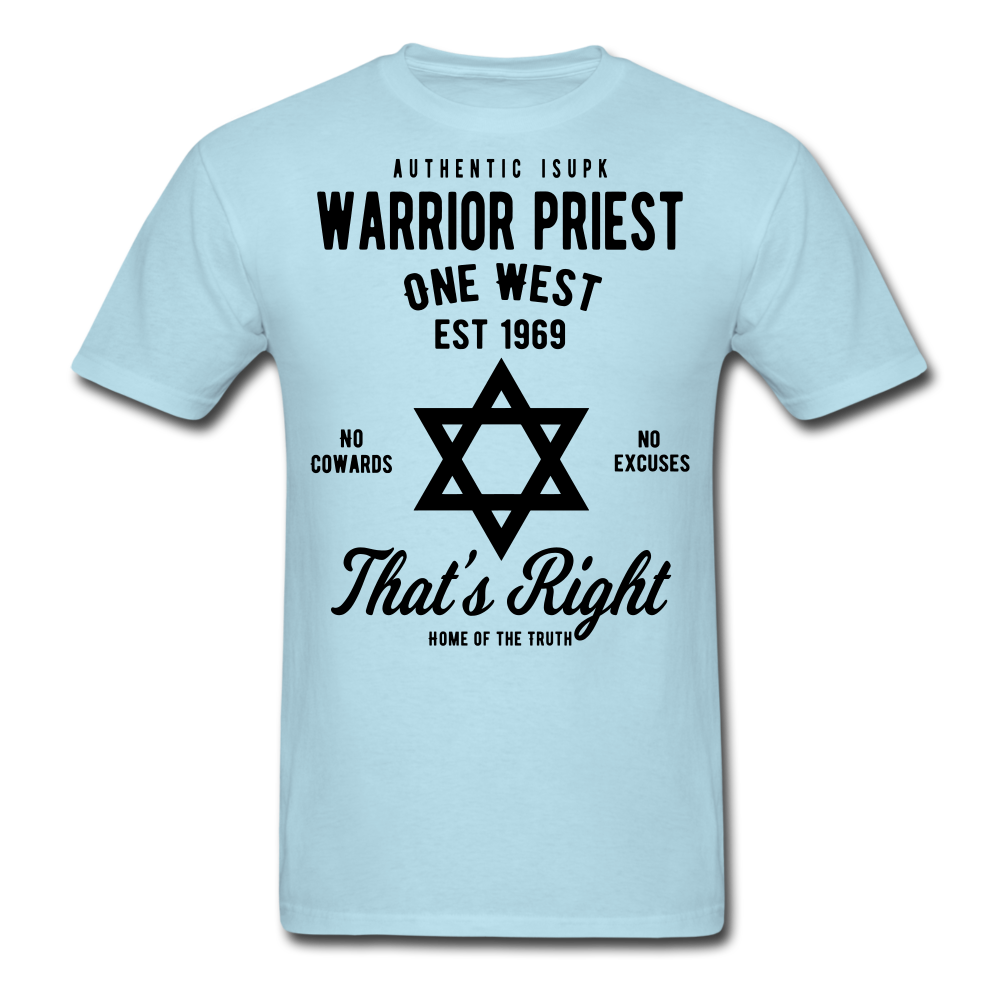Warrior Priest Short-Sleeve T-Shirt - powder blue
