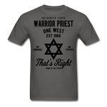Warrior Priest Short-Sleeve T-Shirt - charcoal