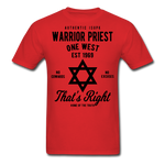 Warrior Priest Short-Sleeve T-Shirt - red