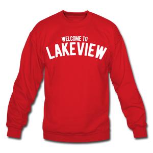 Lakeview Crewneck Sweatshirt - red