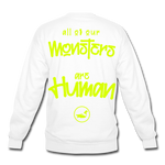 All of our Monsters Crewneck Sweatshirt - white