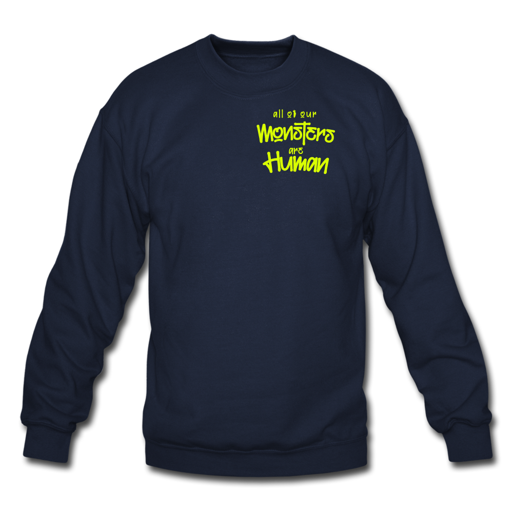 All of our Monsters Crewneck Sweatshirt - navy