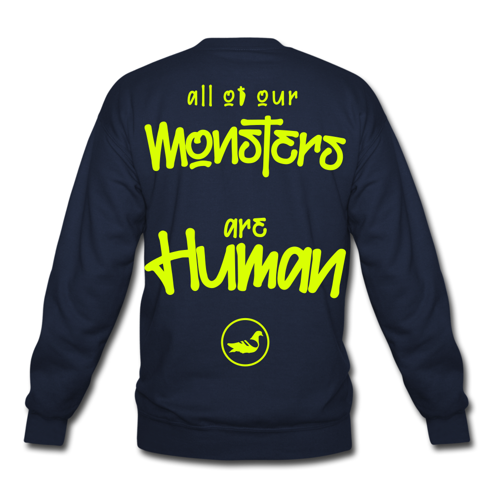 All of our Monsters Crewneck Sweatshirt - navy