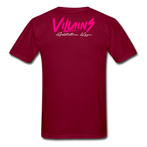 Villains  T-Shirt - burgundy