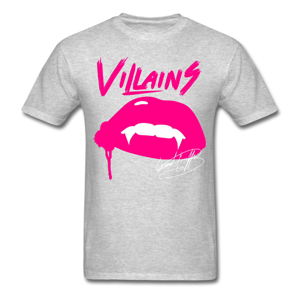 Villains  T-Shirt - heather gray