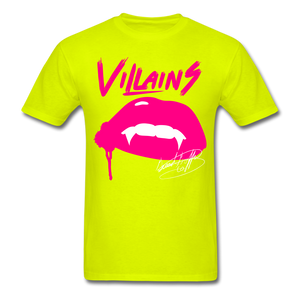 Villains  T-Shirt - safety green