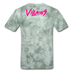 Villains  T-Shirt - military green tie dye