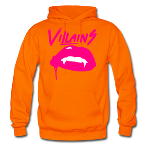 Villains Adult Hoodie - orange