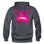 Villains Adult Hoodie - charcoal gray