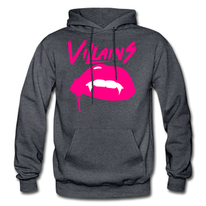 Villains Adult Hoodie - charcoal gray