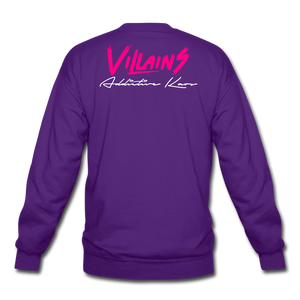 Villains Crewneck Sweatshirt - purple