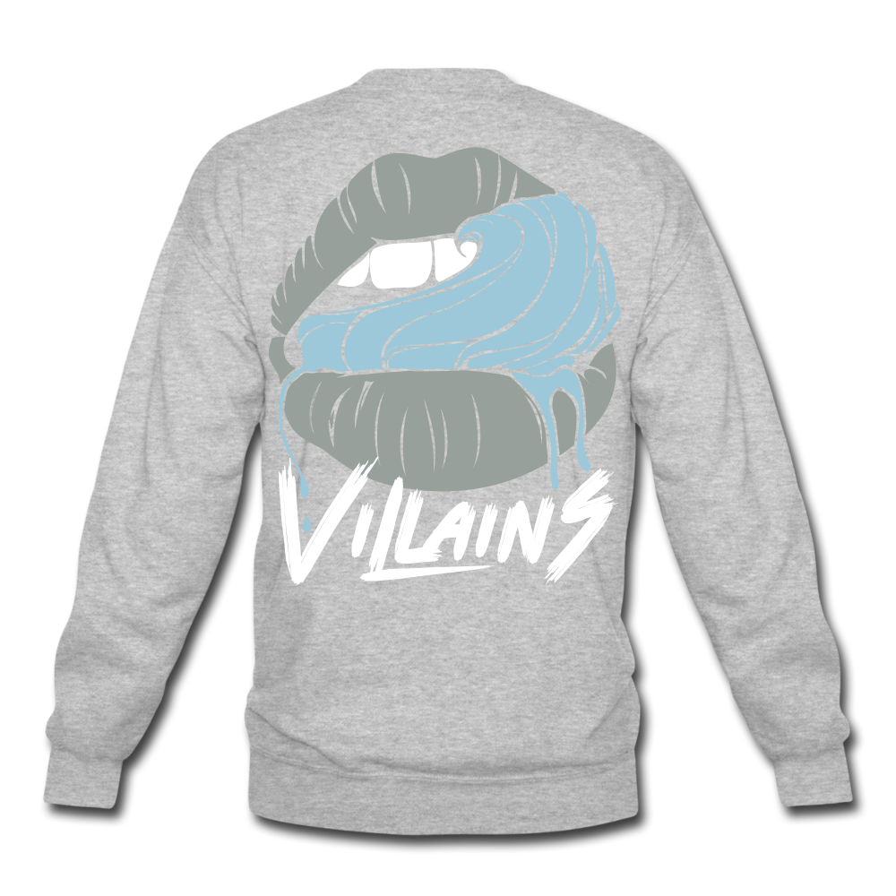 Villains Lust Crewneck Sweatshirt - heather gray