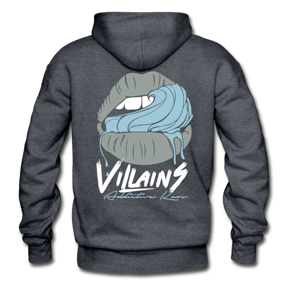 Villains Lust Adult Hoodie - charcoal gray
