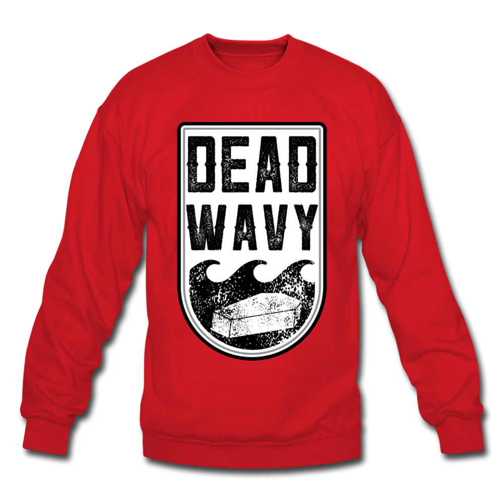 Dead Wavy Classic Crewneck Sweatshirt - red