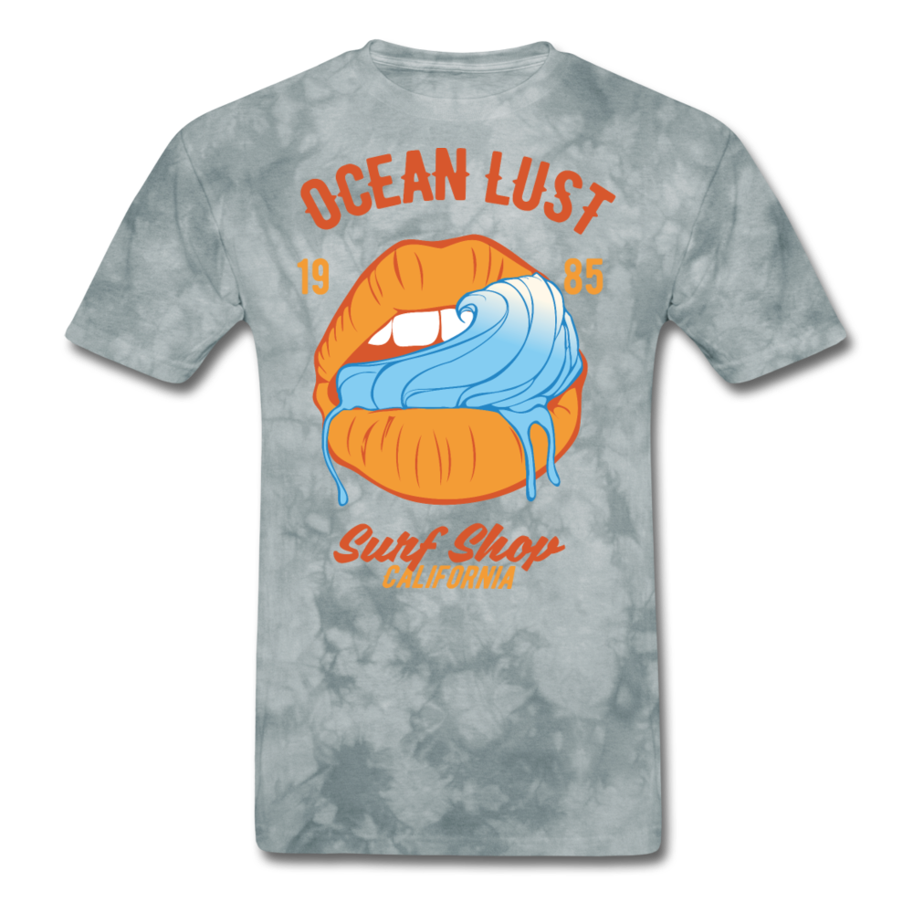 Ocean Lust T-Shirt - grey tie dye