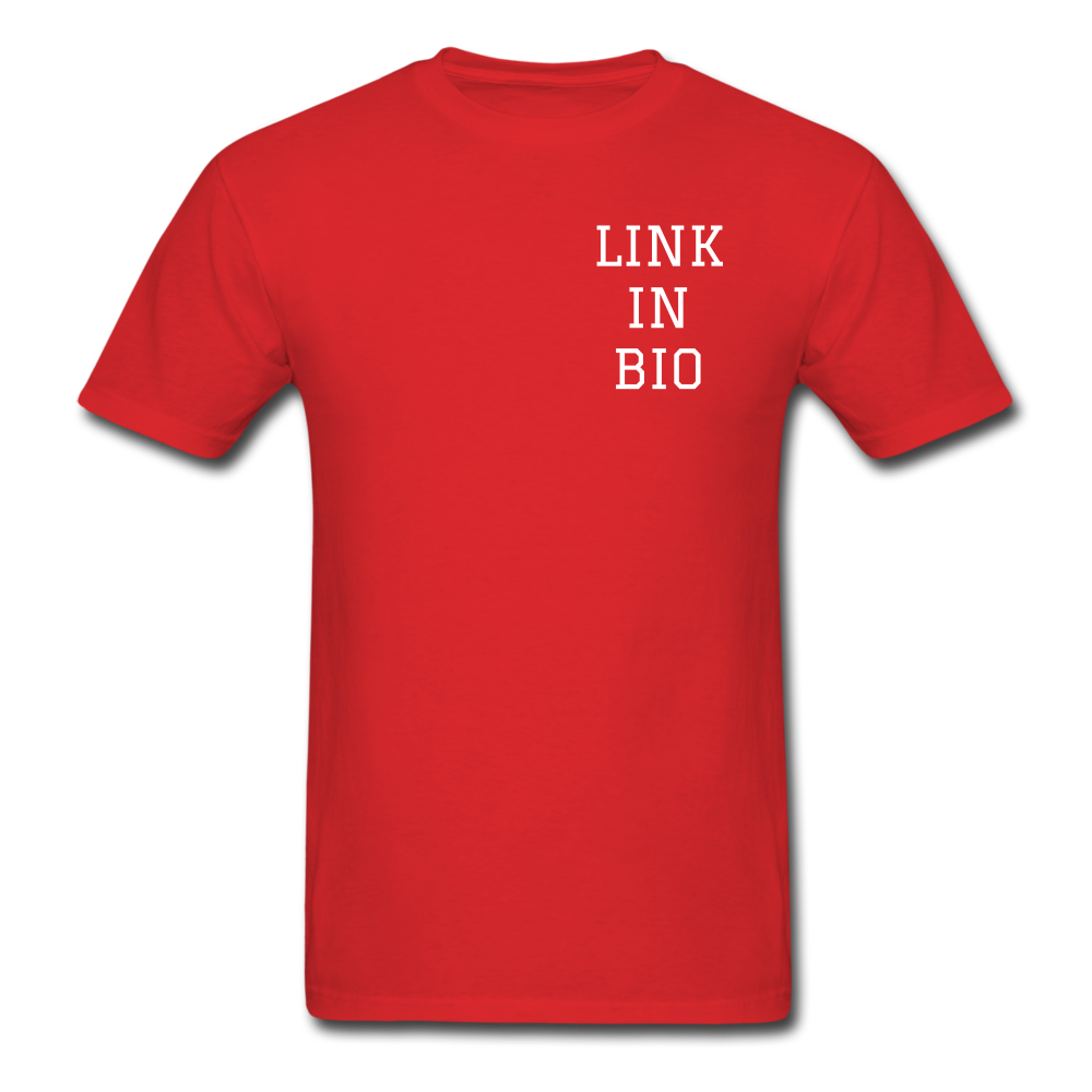 Link In Bio T-Shirt - red
