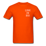Link In Bio T-Shirt - orange