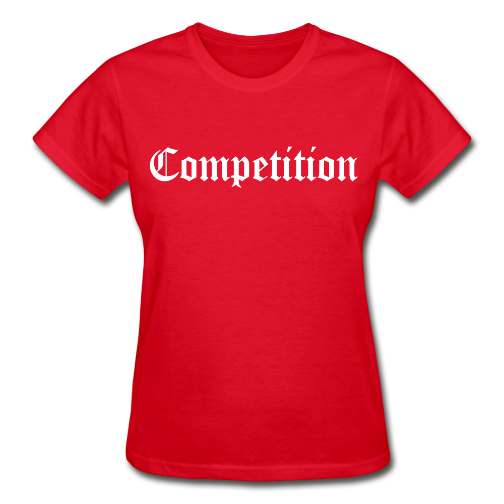 Competition Ultra Cotton Ladies T-Shirt - red