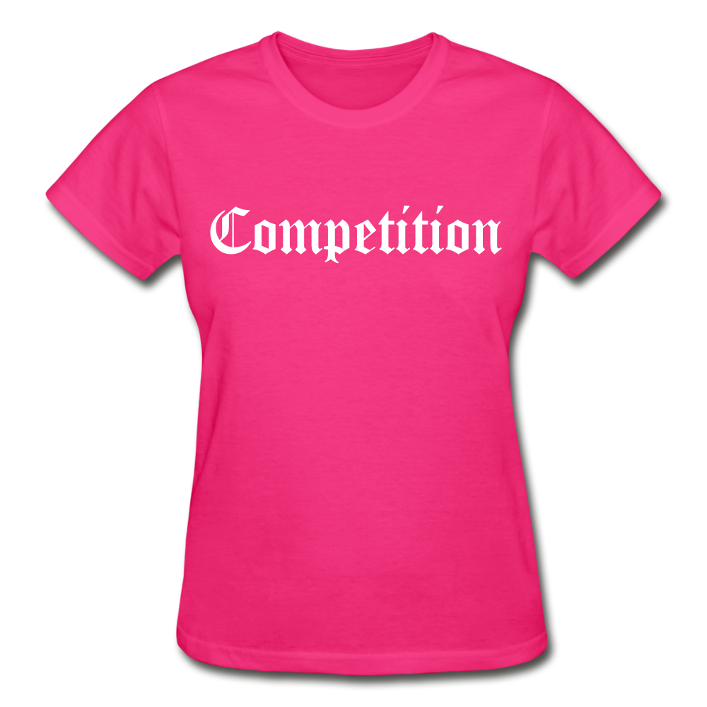 Competition Ultra Cotton Ladies T-Shirt - fuchsia