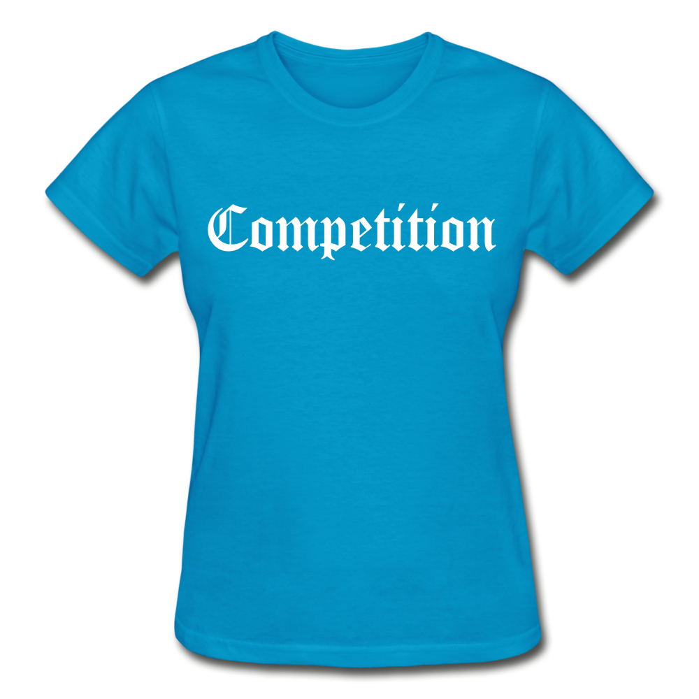 Competition Ultra Cotton Ladies T-Shirt - turquoise