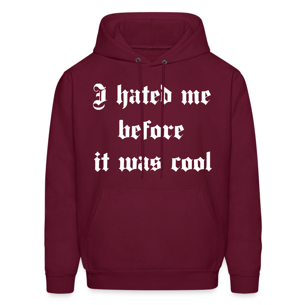 Hate Me Hoodie - burgundy