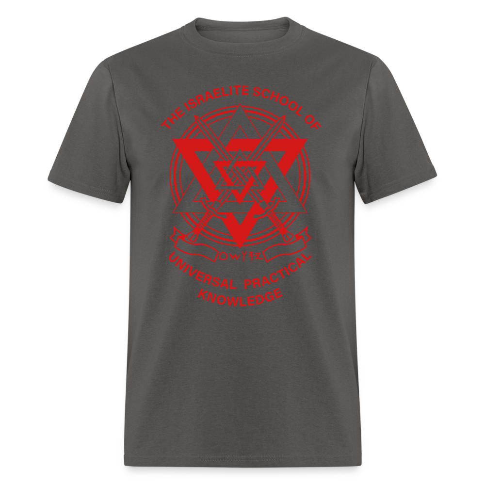 UPK Logo Classic T-Shirt Red - charcoal