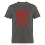 UPK Logo Classic T-Shirt Red - charcoal