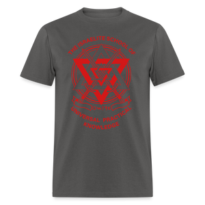 UPK Logo Classic T-Shirt Red - charcoal