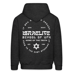 Pray to the east Hoodie - charcoal grey