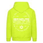 Pray to the east Hoodie - safety green