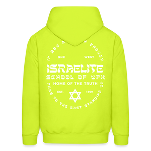 Pray to the east Hoodie - safety green