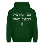 Pray to the east Hoodie - forest green