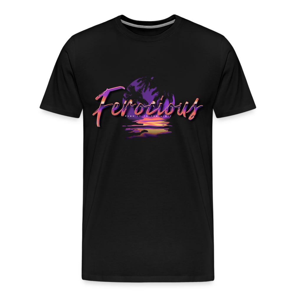 Ferocious 80's Premium T-Shirt - black