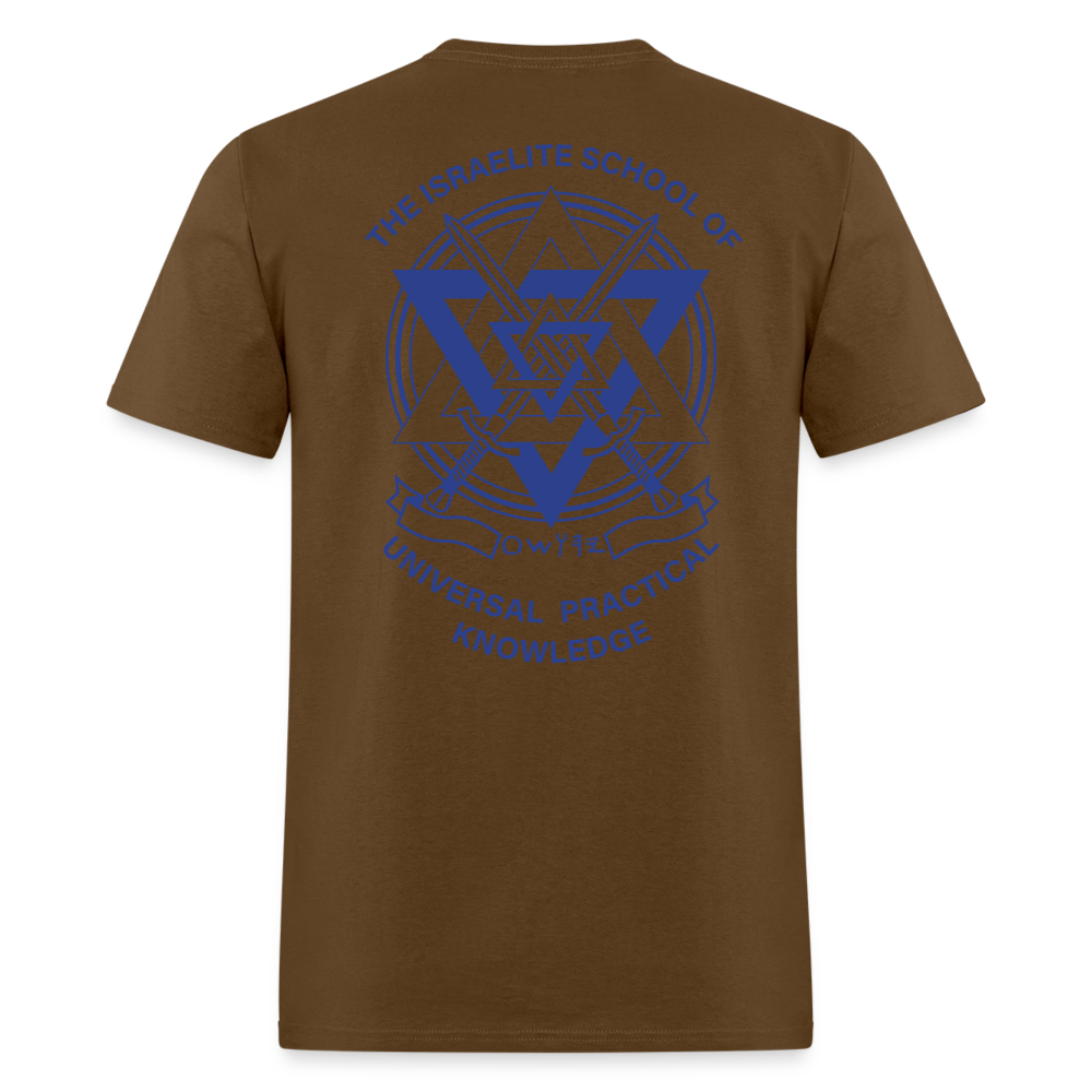 Products UPK Logo Classic T-Shirt Blue - brown