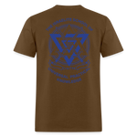 Products UPK Logo Classic T-Shirt Blue - brown