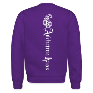 Paisley Crewneck Sweatshirt - purple