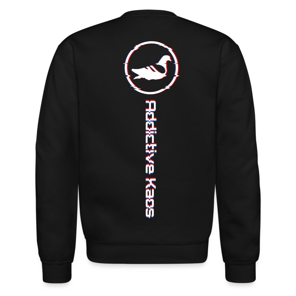 WRTC Glitch Crewneck Sweatshirt - black