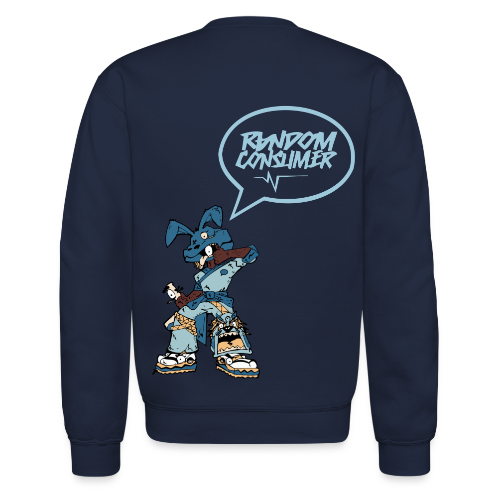 Rabid Rabit Crewneck Sweatshirt - navy