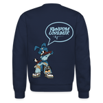 Rabid Rabit Crewneck Sweatshirt - navy