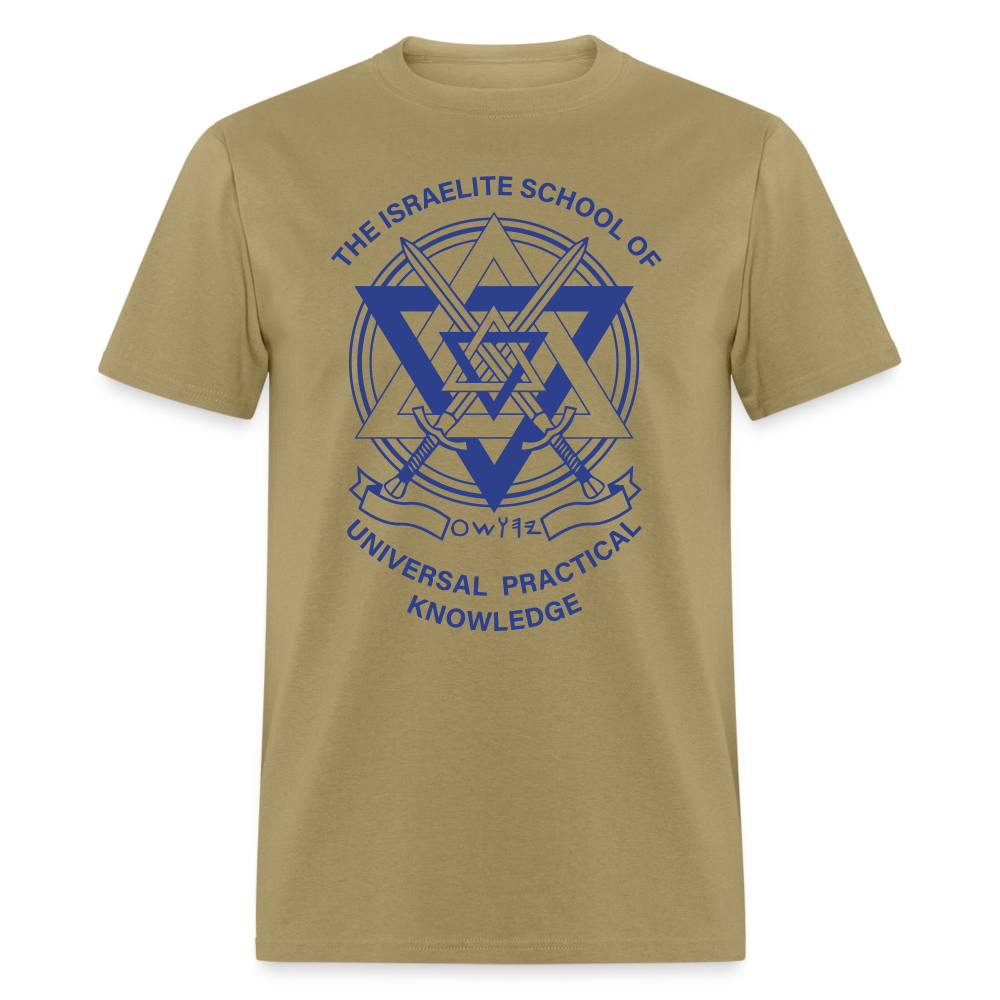 Products UPK Logo Classic T-Shirt Blue - khaki