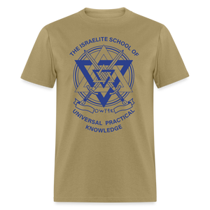 Products UPK Logo Classic T-Shirt Blue - khaki