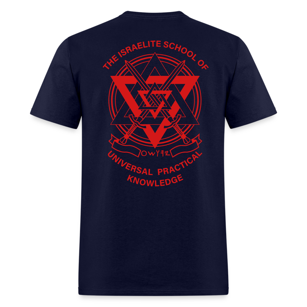 UPK Logo Classic T-Shirt Red - navy