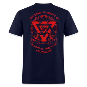 UPK Logo Classic T-Shirt Red - navy