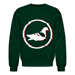 AK Glitch Crewneck Sweatshirt - forest green