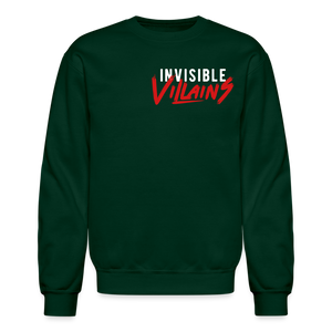 Invisible Villains Crewneck Sweatshirt - forest green