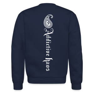 Paisley Crewneck Sweatshirt - navy