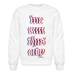 WRTC Glitch Crewneck Sweatshirt - white