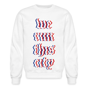 WRTC Glitch Crewneck Sweatshirt - white